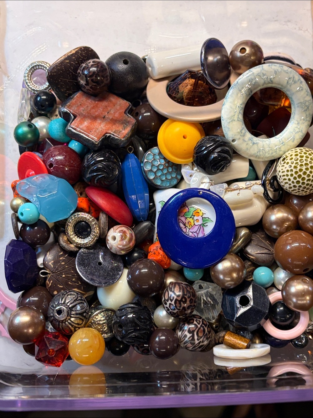 Mixed Bead Bag for Craft - 1/2 pound